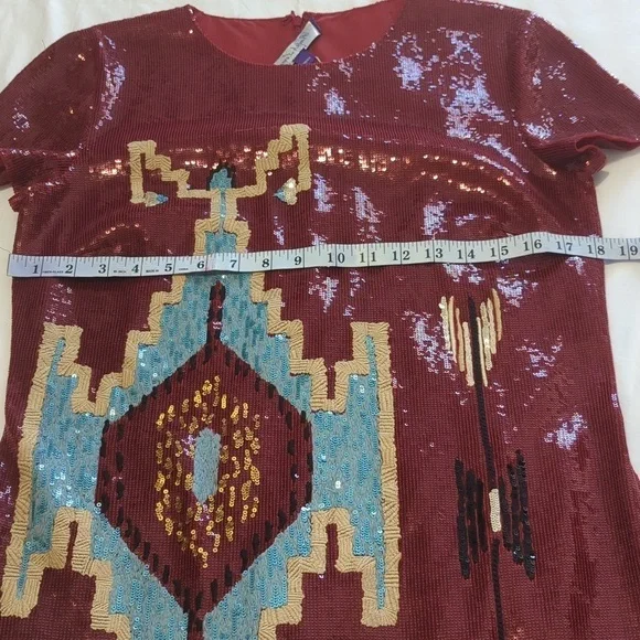 Embellished Cady women's dress size 8. Ralph Lauren Collection - Picture 7 of 14